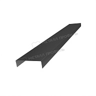 Планка декоративная на столб 40мм 20х42 х 2500 (VALORI-20-DarkGrey-0.5)